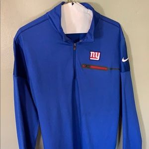 Simple NY Giants  half zip pullover